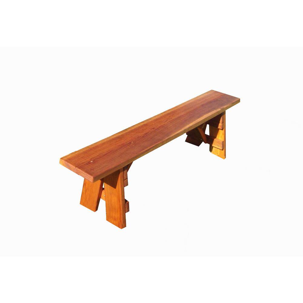 Outdoor 5 ft. 1905 Super Deck Redwood Picnic Bench price history on PriceWatchPro