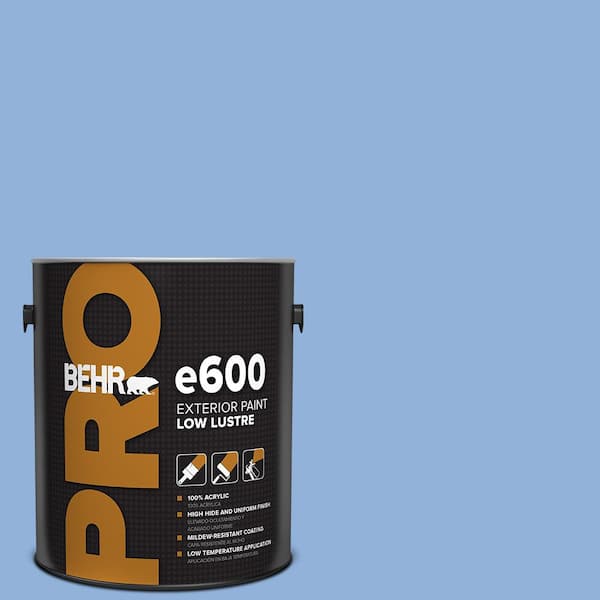 BEHR PRO 1 gal. #580B-5 Cornflower Blue Low Luster Exterior Paint