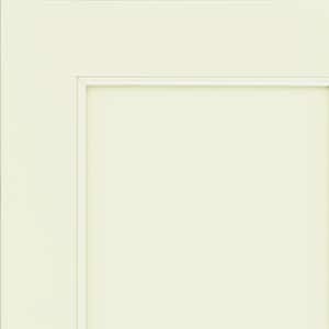 Brooks 7 5/16 in. W x 3/4 in. D x 7 5/16 in. H Quarter Cabinet Door Sample in Warm White