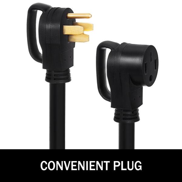 50 Ft 3 Prong 10 Gauge Camper Trailer RV Power Extension Cord 30 Amp Supply 