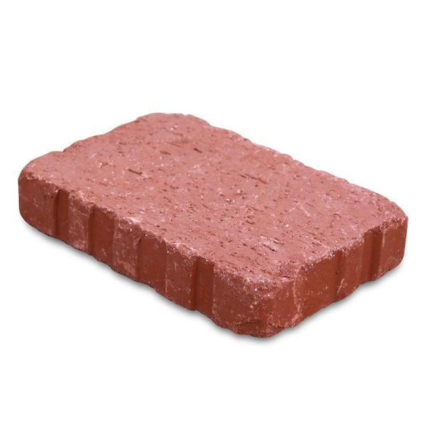 Unbranded Relic 6 in. x 1.63 in. x 9 in. Clay Red Paver
