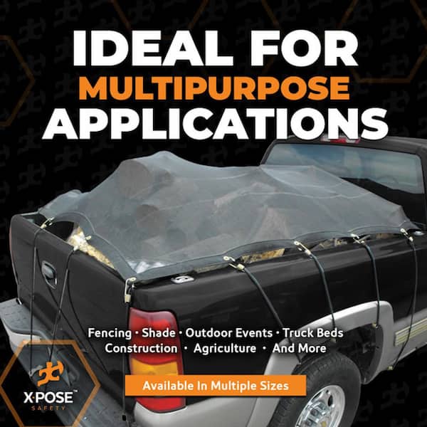 XPOSE SAFETY Heavy-Duty Mesh Tarp 10 ft. x 20 ft. Multi