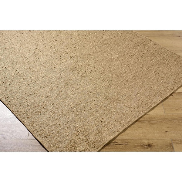 Lush Beige Cottage 9 ft. x 12 ft. Indoor Area Rug