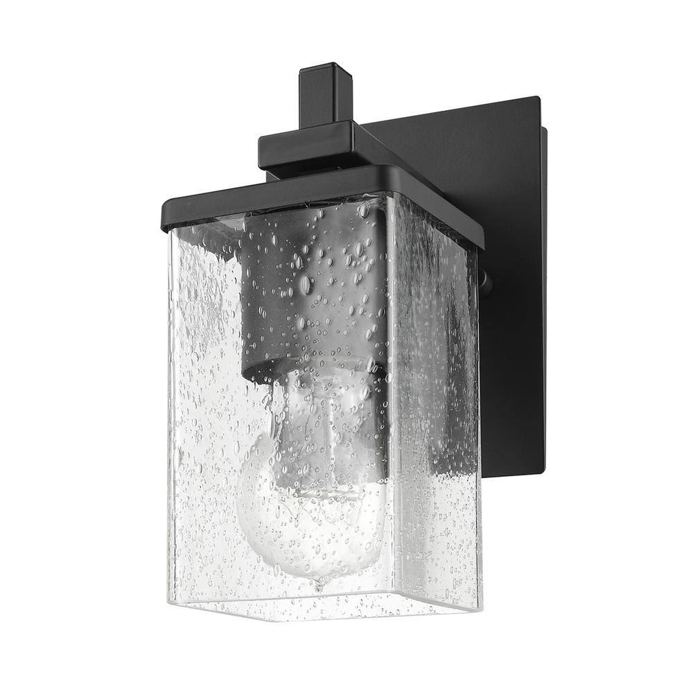 Globe Electric Dakota 4.73 in. 1Light Matte Black Vanity Light with