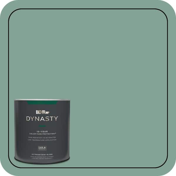 BEHR DYNASTY 1 qt. #470F-4 Aspen Aura Semi-Gloss Enamel Exterior Stain-Blocking Paint & Primer