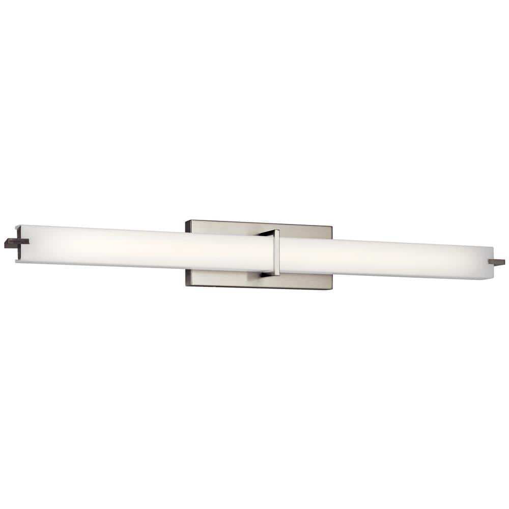 KICHLER Independence 37.5 in. Brushed Nickel Integrated LED ...