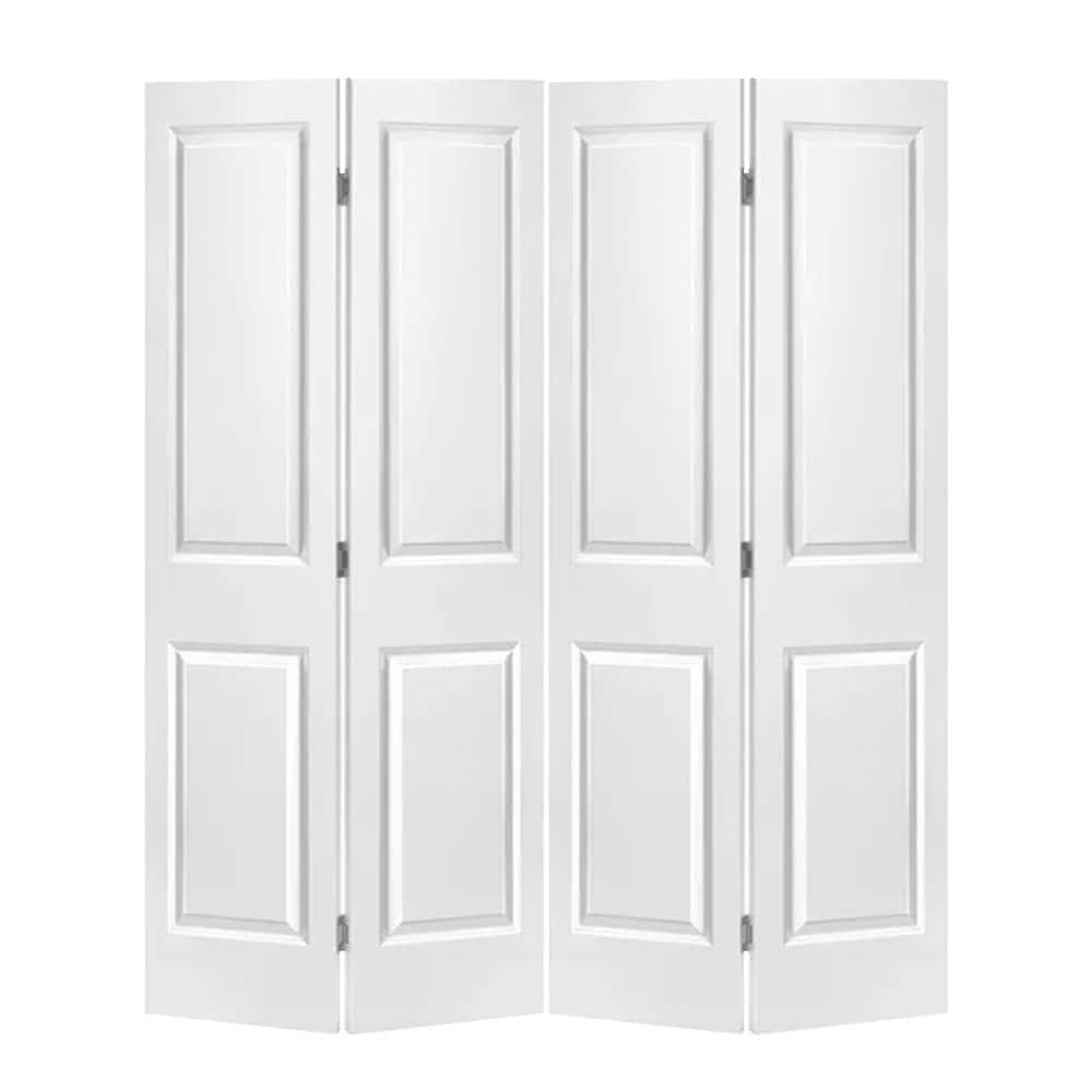 Reviews for CALHOME 72 in. x 80 in. 2 Panel White Painted MDF Composite ...