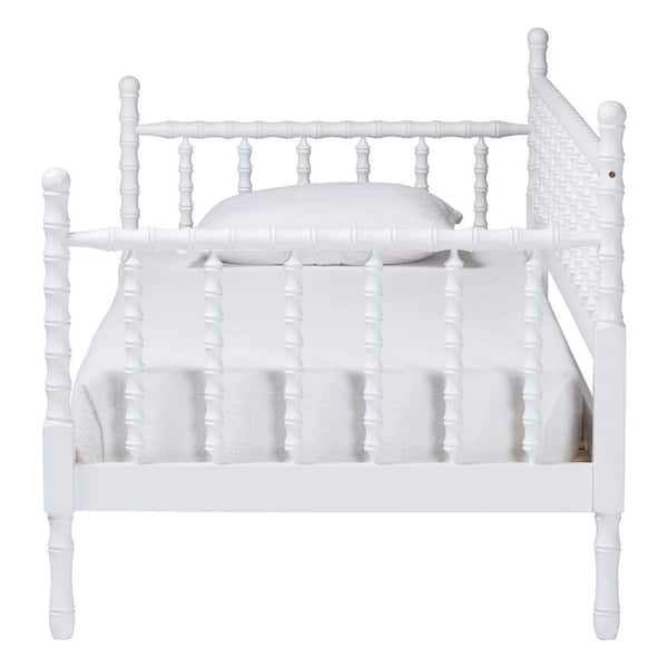 Baxton Studio Laurent White Twin Daybed 266-14632-HD - The Home Depot