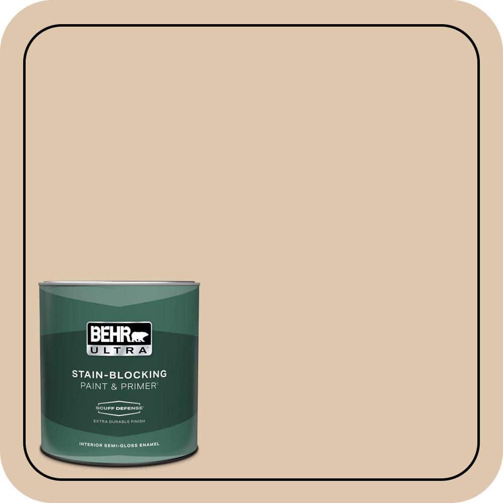 1 qt. #N260-2 Almond Latte Extra Durable Semi-Gloss Enamel Interior Paint & Primer price history on PriceWatchPro