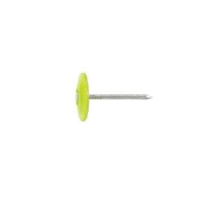 1-1/2 in. Electro Galvanized Ring Shank Nail with Plastic Cap (100-Count)
