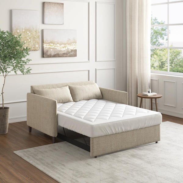 Madison Park Amity Plush Waterproof Deep Pocket Polyester Queen Sofa Bed Mattress Pad