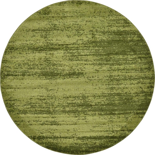 Del Mar Lucille Green 8' 0 x 8' 0 Round Rug