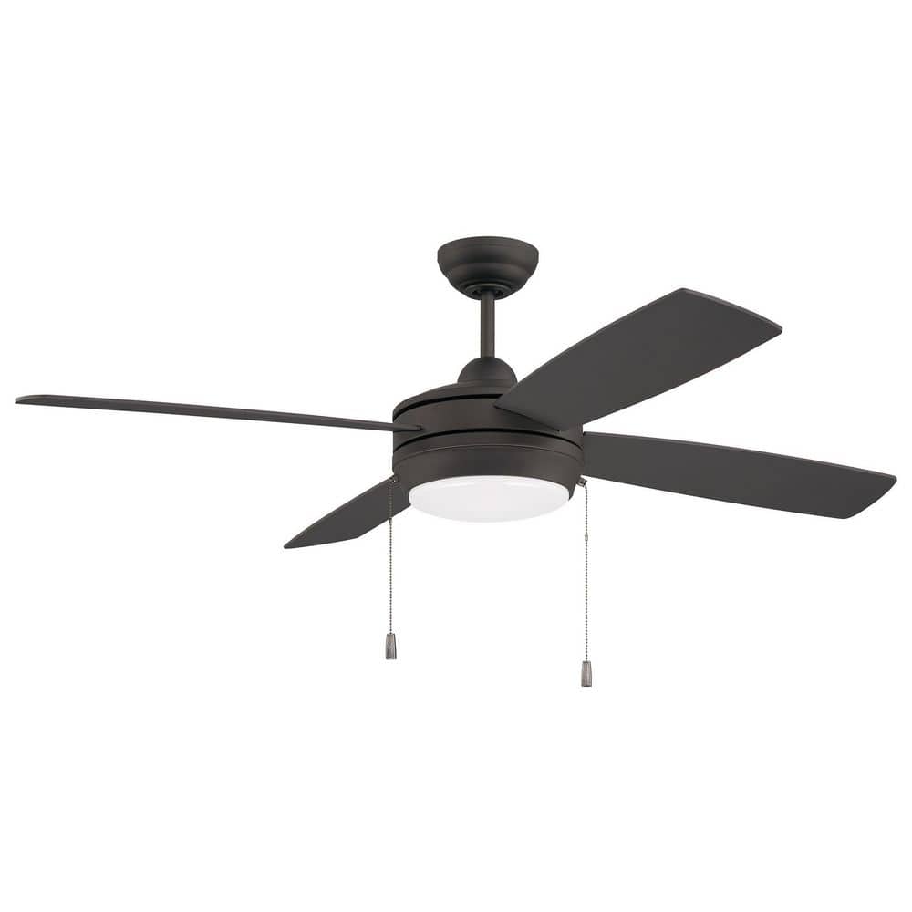 Espresso Finish 52" Ceiling Fan with LED Light Kit