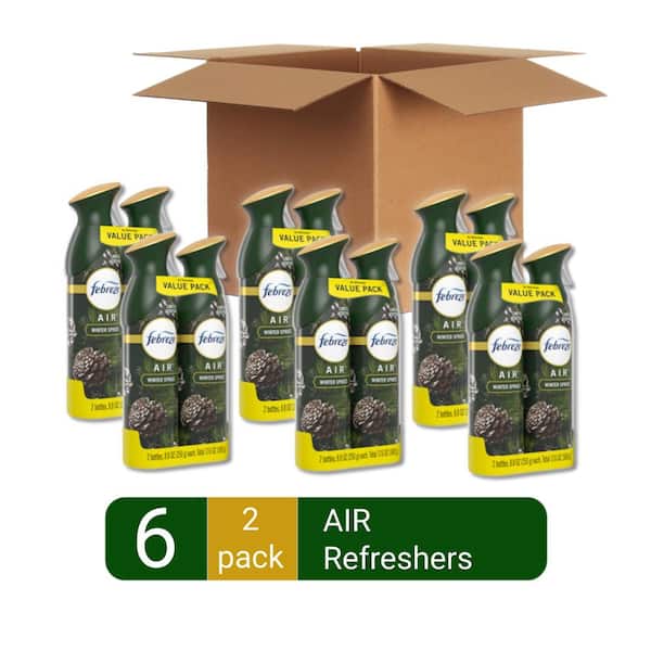 Febreze 8.8 oz. Winter Spruce Air Freshener Spray (2-Count) (Case of 6)