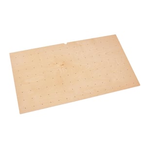 0.62 in. H x 39.25 in. W x 21.25 in. D Large Wood Peg Board Drawer Insert