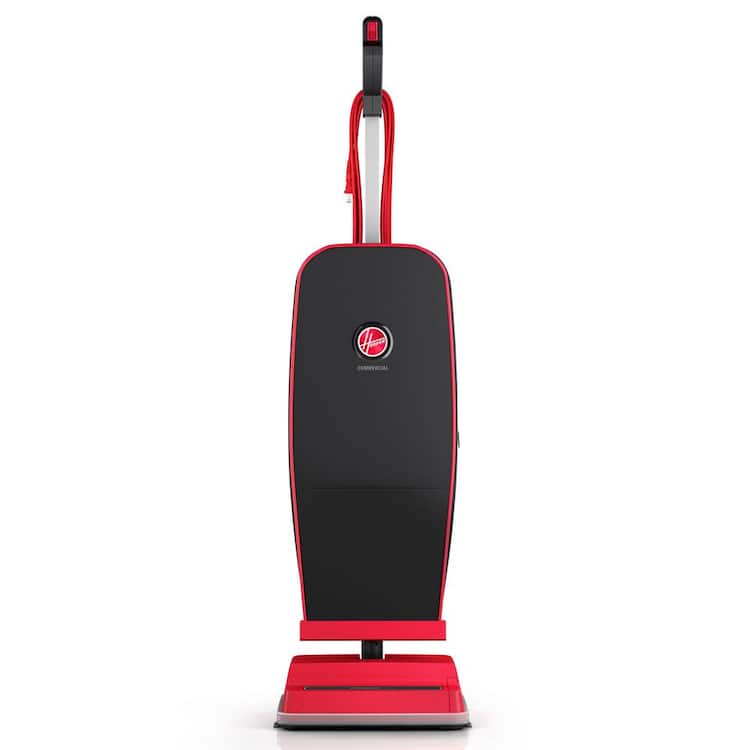 HOOVER COMMERCIAL Commercial Prime Lite,Bagged, Corded, HEPA Filter, Professional Upright Vacuum Cleaner for Carpet and Hard Floors, Black