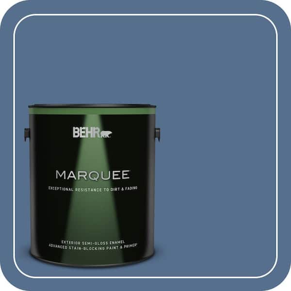 BEHR MARQUEE 1 gal. #PPF-47 Porch Song Semi-Gloss Enamel Exterior Paint & Primer