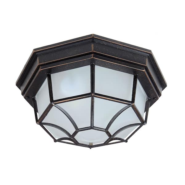 Unbranded Jecy Bronze Outdoor Flush Mount Light