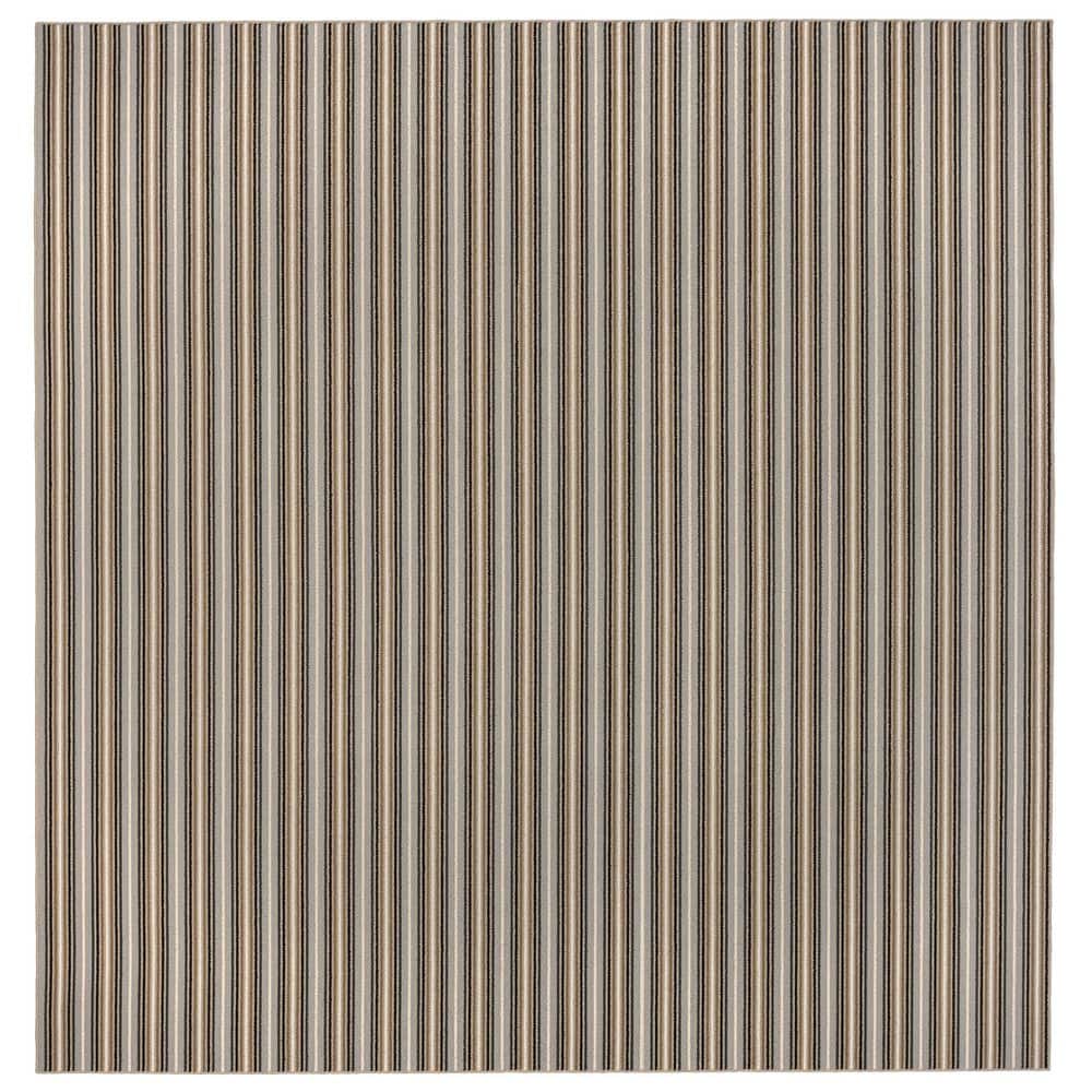 Nt Rugs Garland Rug Nantucket Multicolor Earth Tone 12 ft. x 12 ft. Stripe ...