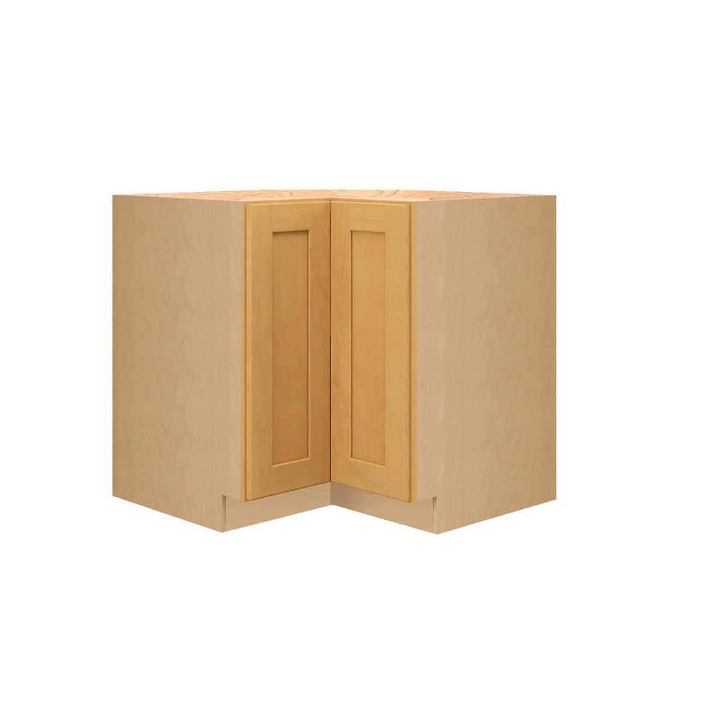 Aberdeen Recessed 36 in. W x 34.5 in. H x 24 in. D in Caramel Plywood Assem