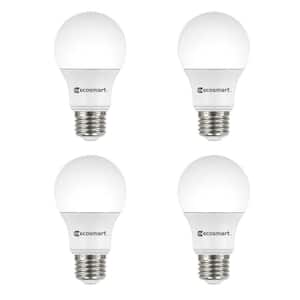 60W Equivalent A19 Dimmable Energy Star LED Light Bulb Soft White (4-Pack)