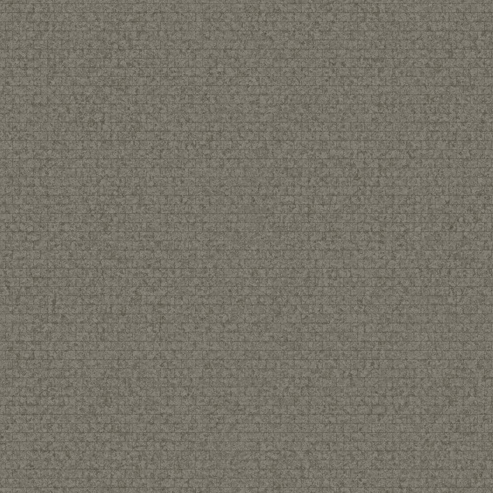 Hilbert Dark Grey Geometric Vinyl Wallpaper Roll