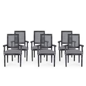 Aisenbrey Gray Upholstered Dining Side Chair (Set of 6)
