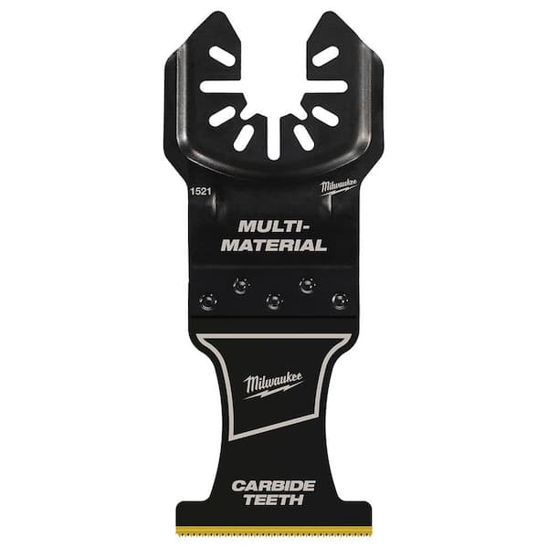 Milwaukee 1-3/8 in. Carbide Universal Fit Extreme Wood and Metal Cutting  Multi-Tool Oscillating Blade (2-Pack) 49-25-1522