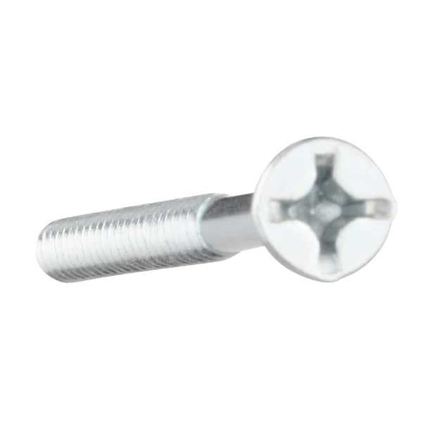 #10 x 3-1/2 in. Zinc Plated Phillips Flat Head Wood Screw (2-Pack)