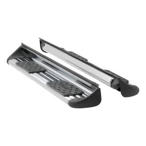 Polished Stainless Steel Side Entry Steps Truck Running Boards, Select Dodge, Ram 1500, Classic, 2500, 3500 Crew Cab
