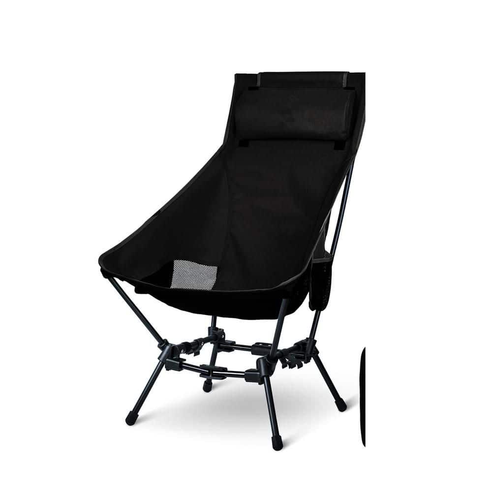 Black Oversized Camping Chair with Pillow Design price history on PriceWatchPro