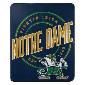 NCAA Notre Dame Campaign Fleece Throw