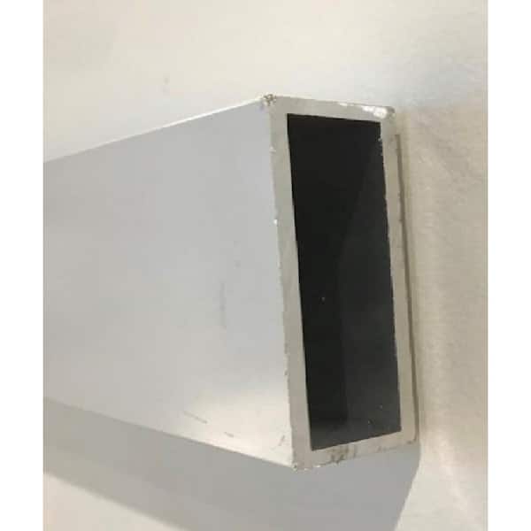Air Master windows and Doors 1 in. x 3 in. x 46 in. Aluminum Mull Bar Kit with Anchors and Screws, White