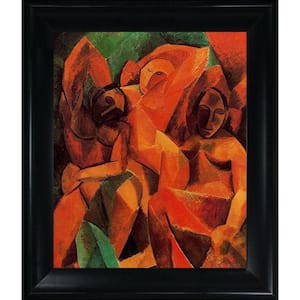 Three Women by Pablo Picasso Black Matte King Framed People Oil Painting Art Print 27 in. x 31 in.