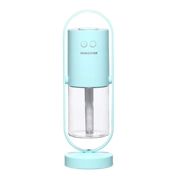 cenadinz 0.052 Gal. USB Air Humidifier For Home With Projection Night Lights Ultrasonic Car Mist Maker Mini Air Purifier Blue