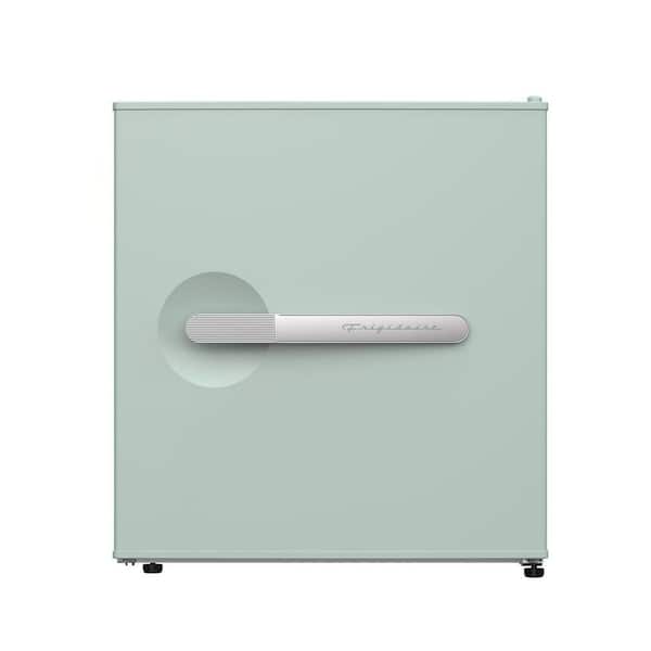 Frigidaire 1.6 cu. ft. Retro Bar Mini Refrigerator in Sage Green With Side Bottle Opener