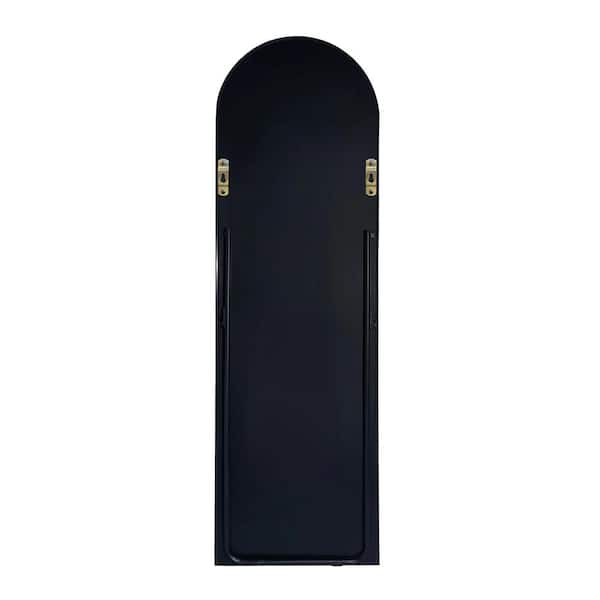 22 in. W x 65 in. H inch Metal Arch Stand Full Length Mirror