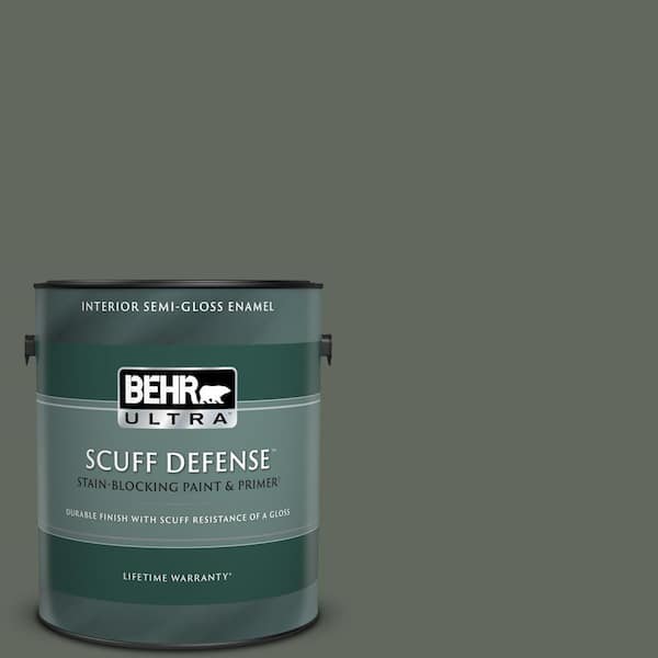 BEHR ULTRA 1 gal. #710F-6 Painted Turtle Extra Durable Semi-Gloss Enamel Interior Paint & Primer