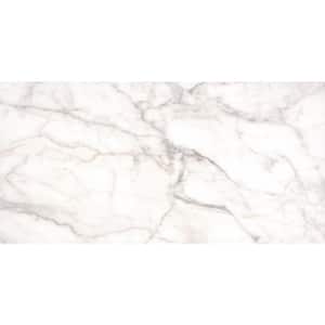Simon Vein 12 in. x 24 in. Matte Ceramic Marble Look Wall Tile (16 sq. ft./Case)