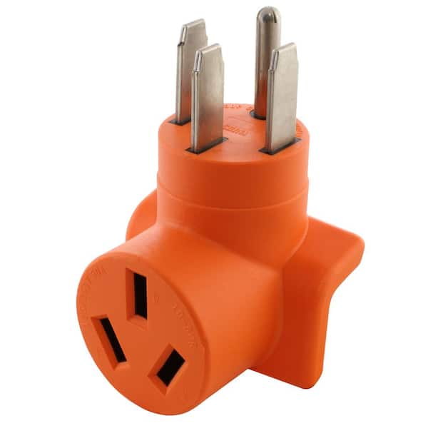 AC WORKS 50 Amp Welder Adapter NEMA 14-50P RV/Range/Generator Male Plug to 10-50R Welder Outlet Adapter