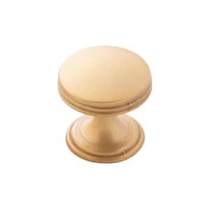 American Diner Collection 1 in. Brushed Golden Brass Cabinet Knob