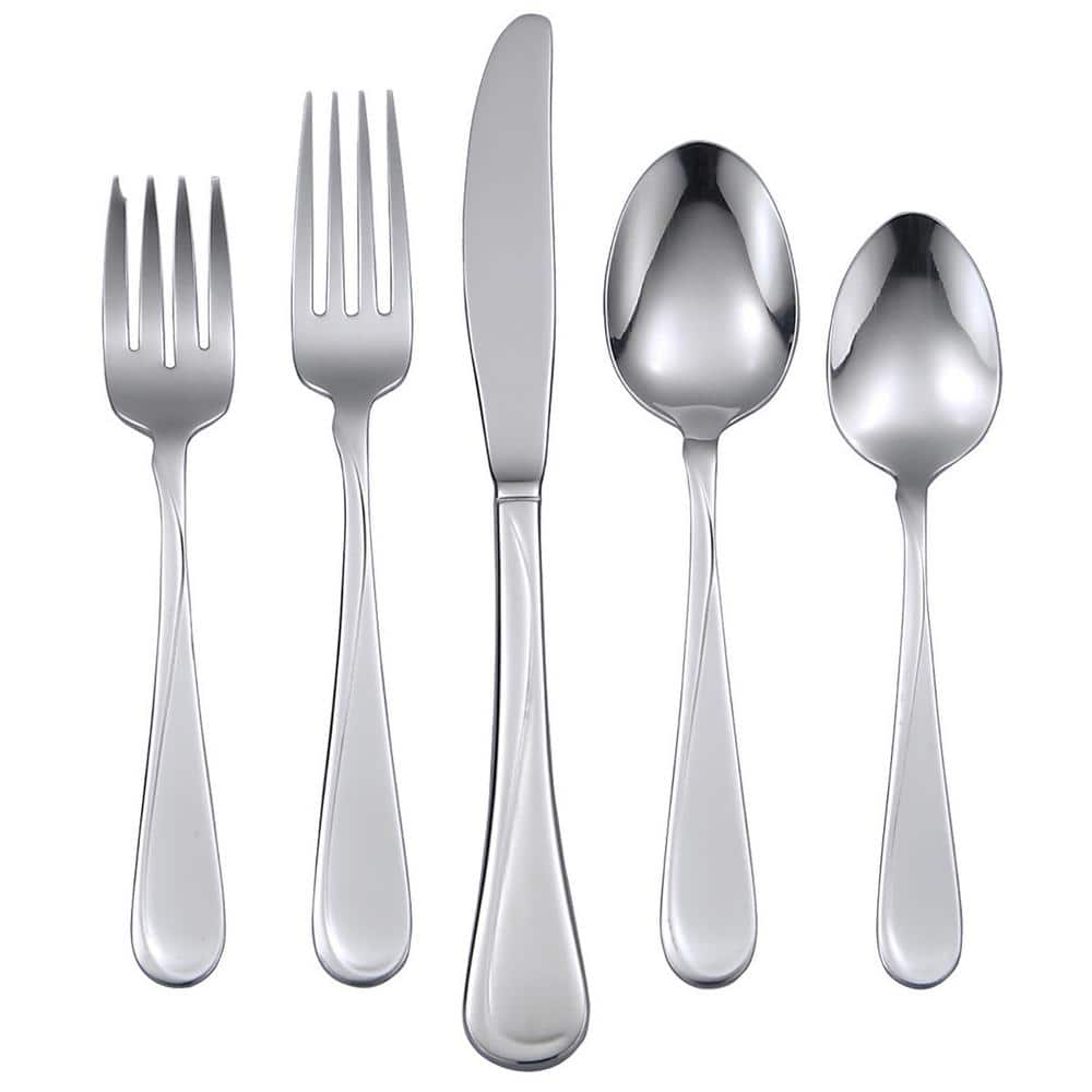 Oneida Flight 45 Piece Everyday Flatware Set, Service For 8