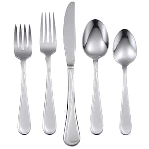 Flight 45-Piece Silver 18/0-Stainless Steel Flatware Set (Service for 8)