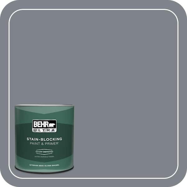 BEHR ULTRA 1 qt. #760F-5 Milestone Extra Durable Semi-Gloss Enamel Interior Paint & Primer