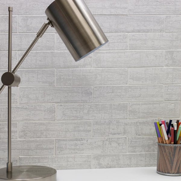 Metro Brick White 3 in. x 9 in. x 10mm Natural Clay Subway Wall Tile (30 pieces / 4.65 sq. ft. / box)