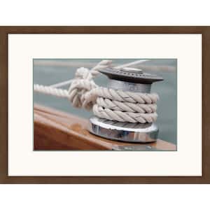 Rigging III Framed Giclee Sailing Art Print 33 in. x 25 in.