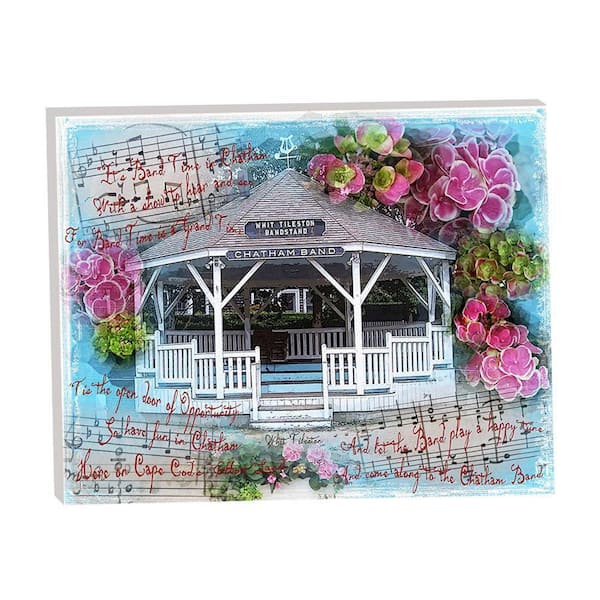 Chatham Cape Cod Band Collage by Grotto Studios 1-Piece Unframed Graphic Print Abstract 20 in. x 16 in.