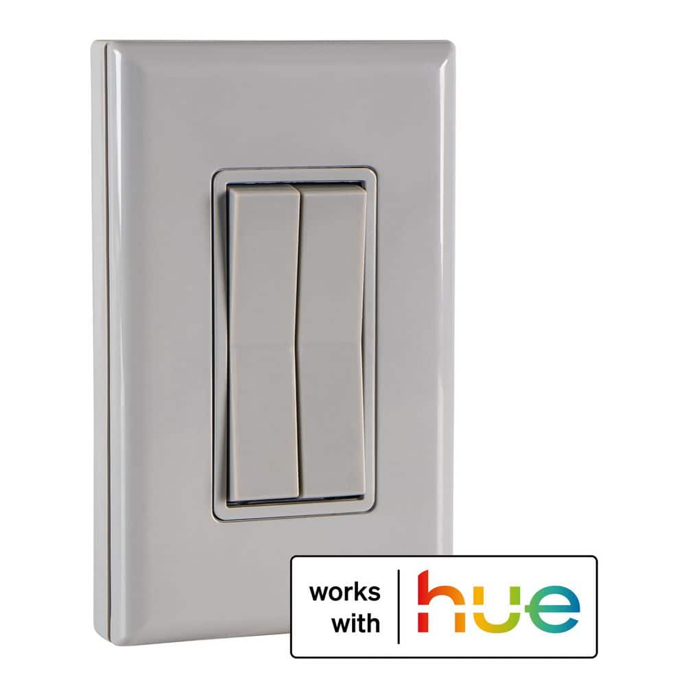 Click for Philips Hue Battery-Free Dimmable Wireless Smart Switch - Gray price history on PriceWatchPro