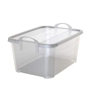 55 Qt. Plastic Stackable Organization and Storage Box Container