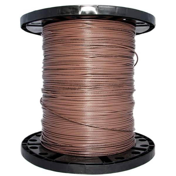 Southwire 2500 ft. 14 Brown Stranded CU THHN Wire